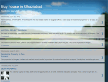 Tablet Screenshot of buyhouseinghaziabad.blogspot.com