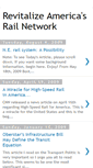 Mobile Screenshot of americansforrail.blogspot.com