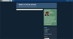Desktop Screenshot of lavozdeartigas.blogspot.com