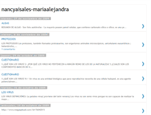 Tablet Screenshot of nancyaisales-mariaalejadra.blogspot.com