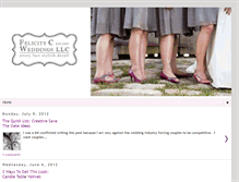 Tablet Screenshot of felicitycweddings.blogspot.com