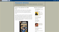 Desktop Screenshot of empujandoelefantes.blogspot.com