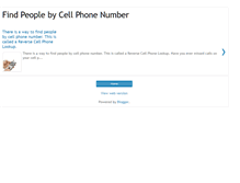 Tablet Screenshot of findpeoplebycellphonenumber.blogspot.com