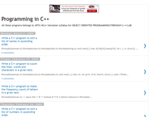 Tablet Screenshot of cppprogramskills.blogspot.com