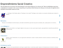 Tablet Screenshot of emprendimientosocialpuc.blogspot.com