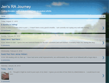 Tablet Screenshot of jensrajourney.blogspot.com