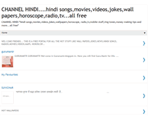 Tablet Screenshot of channelhindi.blogspot.com
