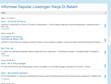 Tablet Screenshot of karir-batam.blogspot.com