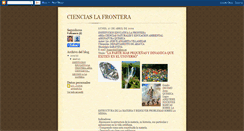 Desktop Screenshot of cienciasfrontera.blogspot.com