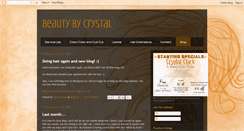 Desktop Screenshot of beautybycrystalrclark.blogspot.com