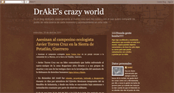 Desktop Screenshot of crazyworld-drake.blogspot.com