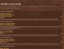 Tablet Screenshot of crazyworld-drake.blogspot.com