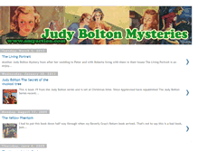 Tablet Screenshot of judyboltonmysteries.blogspot.com