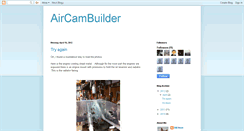 Desktop Screenshot of aircambuilder.blogspot.com