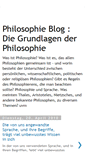 Mobile Screenshot of philosophie-grundlagen.blogspot.com