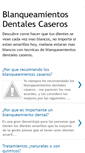 Mobile Screenshot of blanqueamientosdentalescaseros.blogspot.com