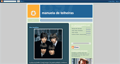 Desktop Screenshot of manueladetelheiras.blogspot.com