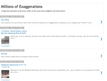 Tablet Screenshot of exagerations.blogspot.com