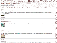 Tablet Screenshot of hikinginkorea.blogspot.com