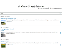 Tablet Screenshot of iheartmi.blogspot.com