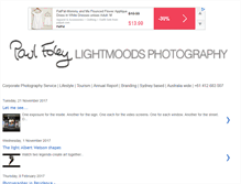 Tablet Screenshot of paulfoleyphotography.blogspot.com