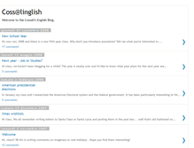 Tablet Screenshot of cossalinglish.blogspot.com