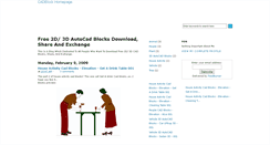 Desktop Screenshot of cadblock.blogspot.com