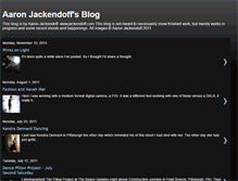 Tablet Screenshot of aaronjackendoff.blogspot.com