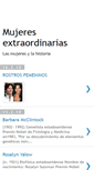 Mobile Screenshot of mujerextraordinaria.blogspot.com