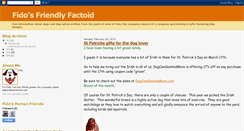Desktop Screenshot of fidos-dog-tips.blogspot.com