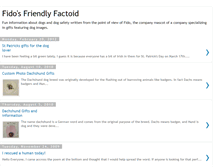 Tablet Screenshot of fidos-dog-tips.blogspot.com