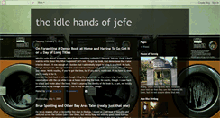 Desktop Screenshot of idlehandsofjefe.blogspot.com