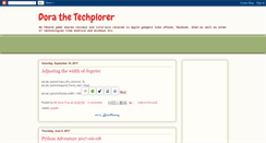Desktop Screenshot of dorathetechplorer.blogspot.com