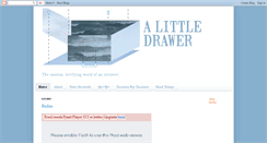 Desktop Screenshot of alittledrawer.blogspot.com