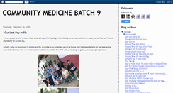 Desktop Screenshot of mbbsbatch9.blogspot.com