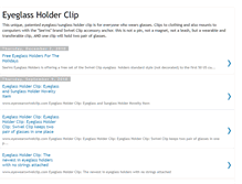 Tablet Screenshot of eyewearswivelclip.blogspot.com