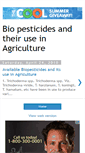 Mobile Screenshot of biopesticide-use-in-agriculture.blogspot.com