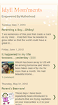 Mobile Screenshot of idyllmomments.blogspot.com