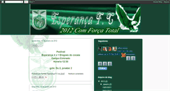 Desktop Screenshot of esperancaf-c2000.blogspot.com