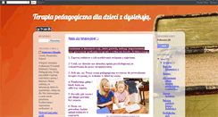 Desktop Screenshot of dzieci-z-dysleksja.blogspot.com