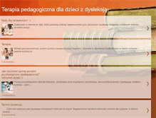 Tablet Screenshot of dzieci-z-dysleksja.blogspot.com