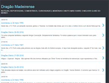 Tablet Screenshot of dragaomadeirense.blogspot.com