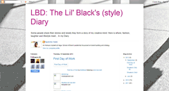 Desktop Screenshot of lilblacksdiary.blogspot.com