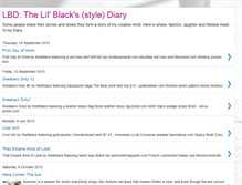 Tablet Screenshot of lilblacksdiary.blogspot.com