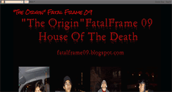 Desktop Screenshot of fatalframe09.blogspot.com