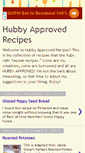 Mobile Screenshot of hubbyapprovedrecipes.blogspot.com