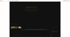 Desktop Screenshot of book-kitten.blogspot.com