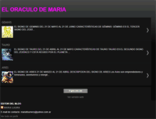 Tablet Screenshot of eloraculodemaria.blogspot.com