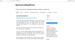 Desktop Screenshot of bychancebuddhism.blogspot.com