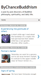 Mobile Screenshot of bychancebuddhism.blogspot.com